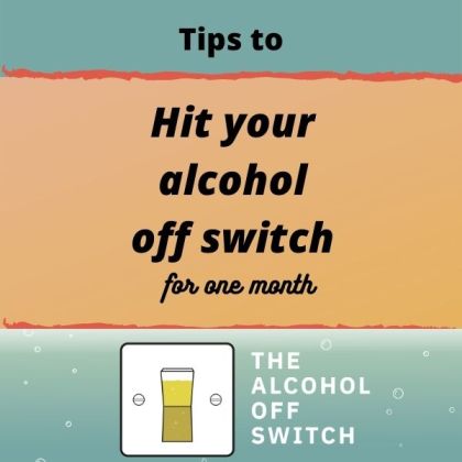 tips gto stop drinking for one month